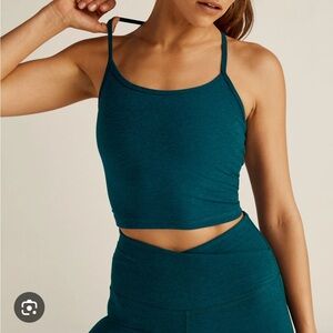 BEYOND YOGA Teal Razorback M